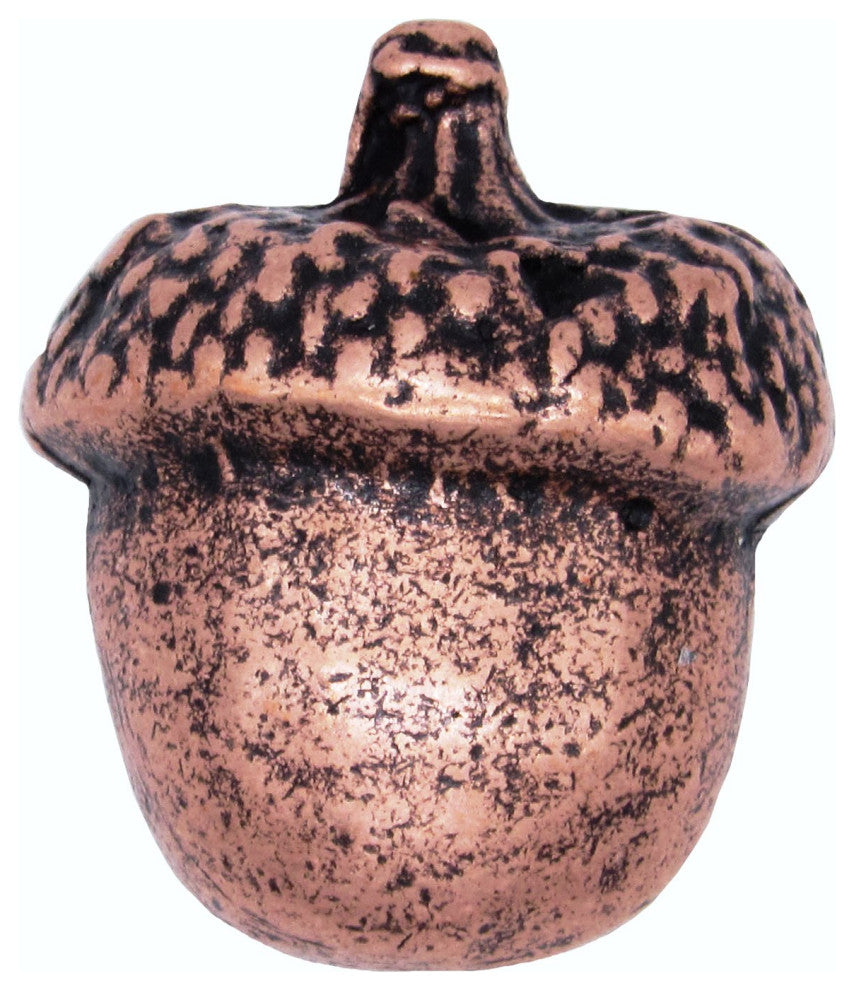 Acorn Cabinet Knob, Small, Antique Copper