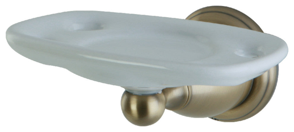 Kingston Brass Toothbrush and Tumbler Holder, Antique Brass