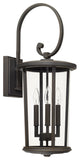 Howell 3 Light Outdoor Wall Lantern, Oiled Bronze