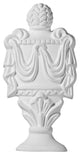 3 1/2"W  x 7 1/8"H x  5/8"P Classic Urn Onlay