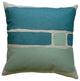 Felt Appliqué Linen Pillow, Brook and Loden