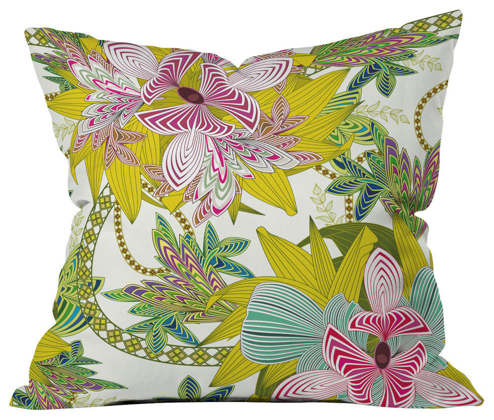 Sabine Reinhart Life Is Music Outdoor Throw Pillow