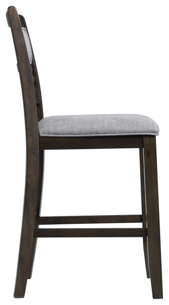 Taylor Counter Height Side Chair Set, Walnut