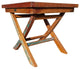 Marina Del Rey Recycled Teak Wood Boat Folding Side Table
