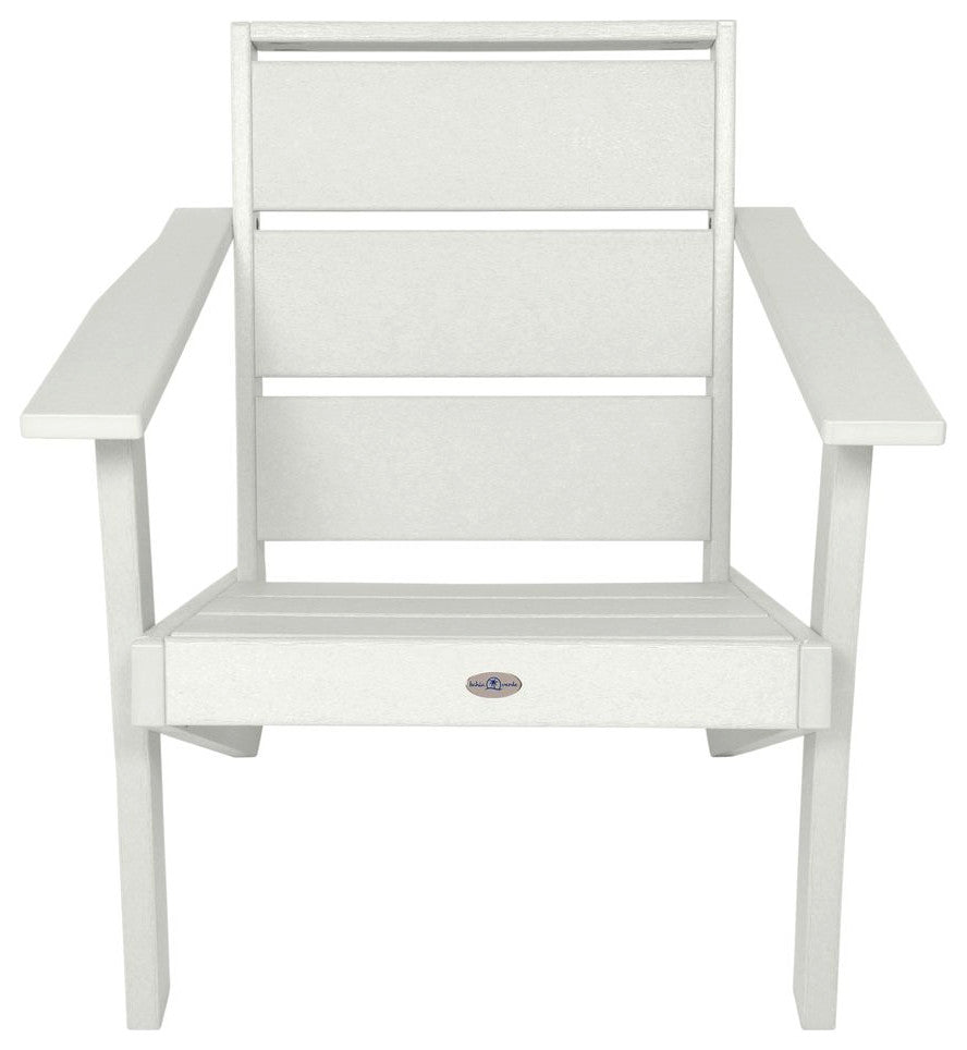 Haven Modern Adirondack Chair, Coconut White