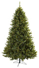 7.5' Majestic Multi-Pine Christmas Tree With Clear Lights, Green