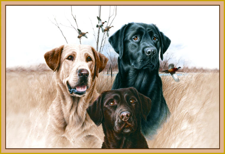 Great Hunting Dogs Area Rug