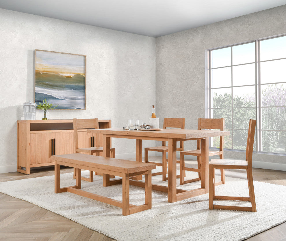 Fenmore Dining Bench Natural by Kosas Home