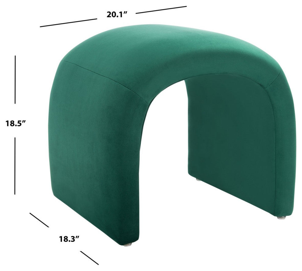 Safavieh Kibo Ottoman, Emerald