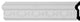 3 1/8"H x 1"P x 94 1/2"L (2 1/2" Repeat) Federal Chair Rail