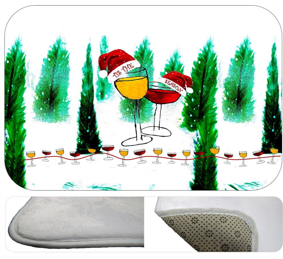 Tis The Season Plush Bath Mat, 20"x15"