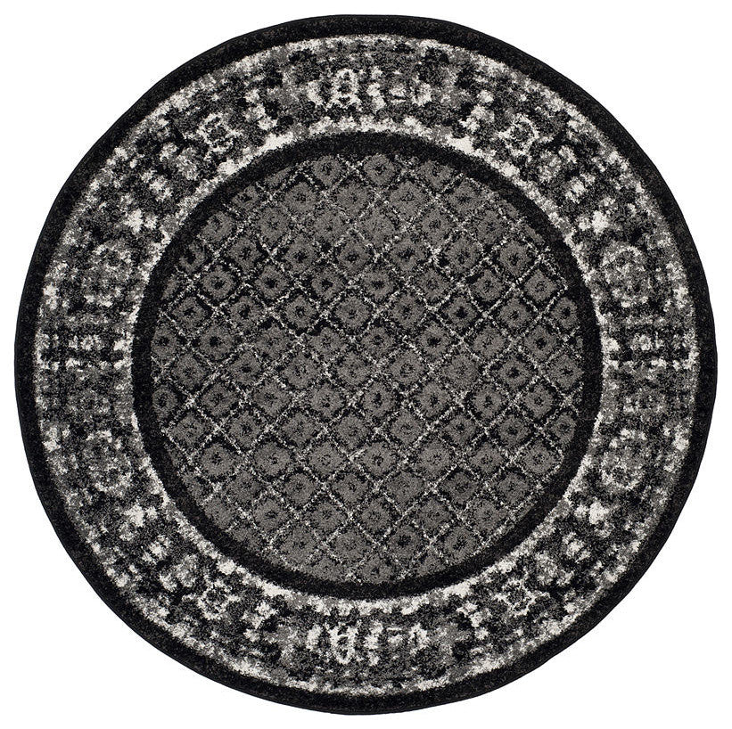 Safavieh Adirondack Adr110A Rug, Black/Silver, 9'0" X 12'0"