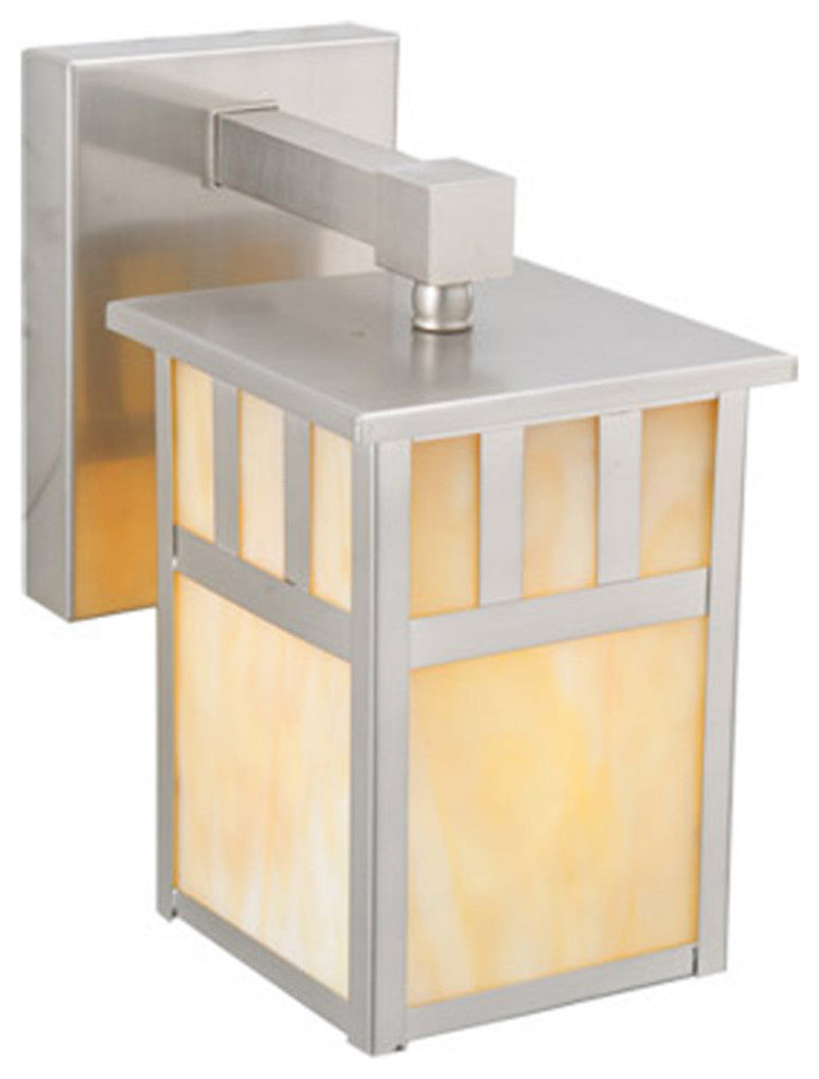 5 Wide Hyde Park Double Bar Mission Solid Mount Wall Sconce