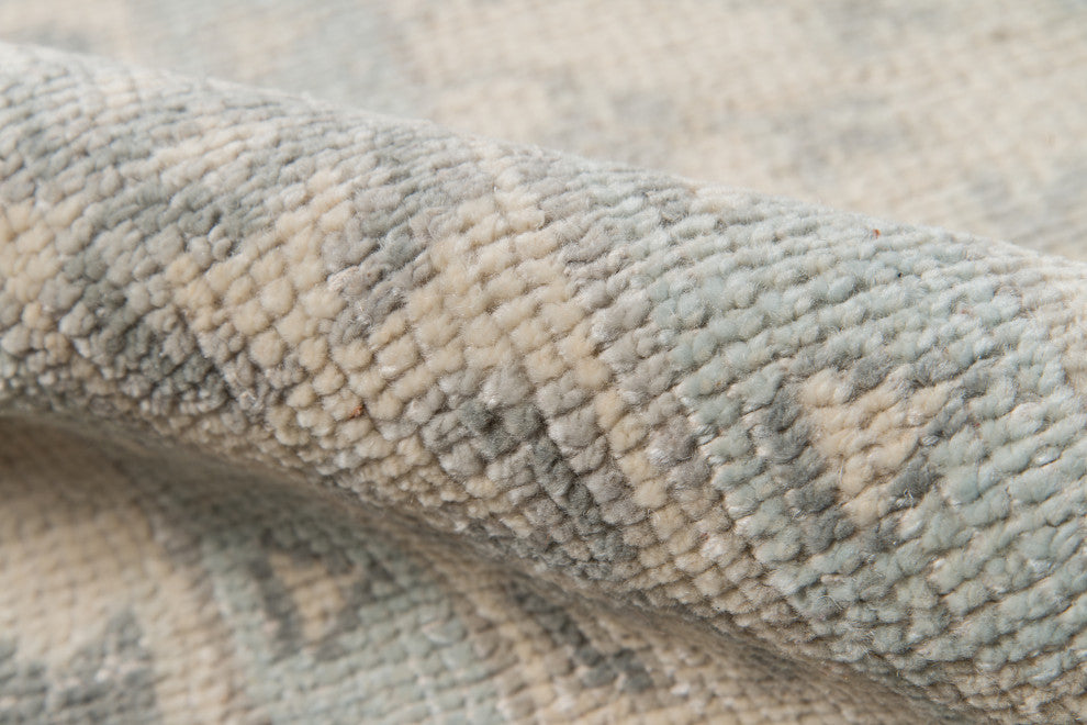 Erin Gates by Momeni Concord Sudbury Hand Knotted Wool Area Rug, Ivory, 7'9"x9