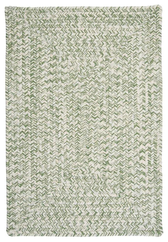 Colonial Mills Catalina CA69 Greenery Indoor/Outdoor Area Rug, Rectangular 2'x6'