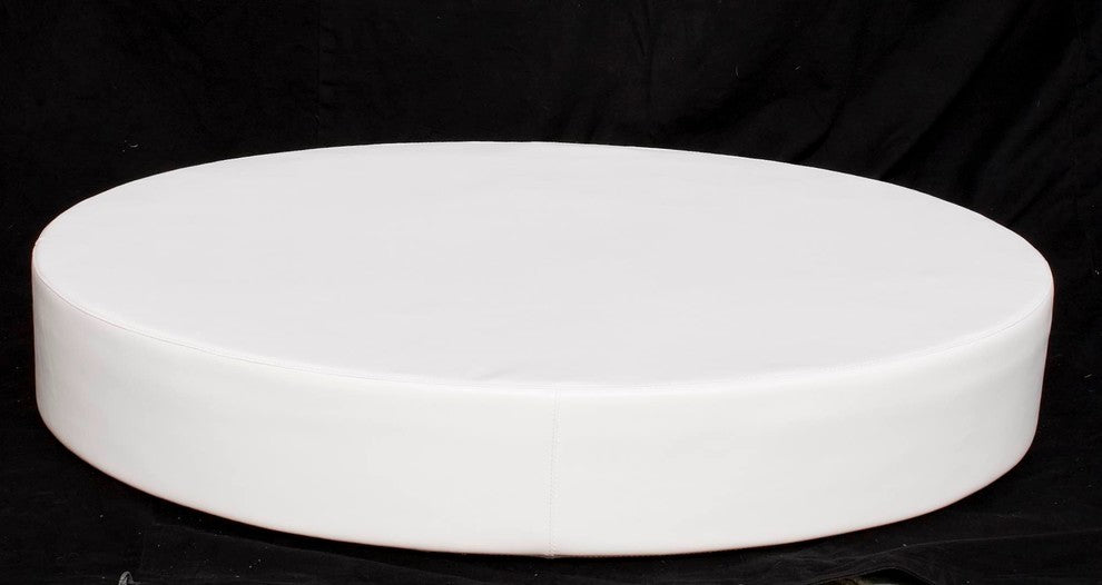 Footnote Oval Floor Pad, Taupe Weave