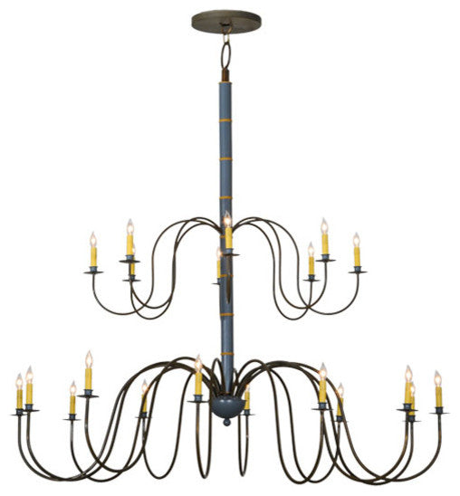 68W Marseille 20 LT Two Tier Chandelier