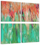Abstract Landsape' Canvas Wall Art, 4 Piece Set