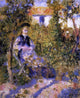 Pierre Auguste Renoir Nini in the Garden Premium Canvas Print