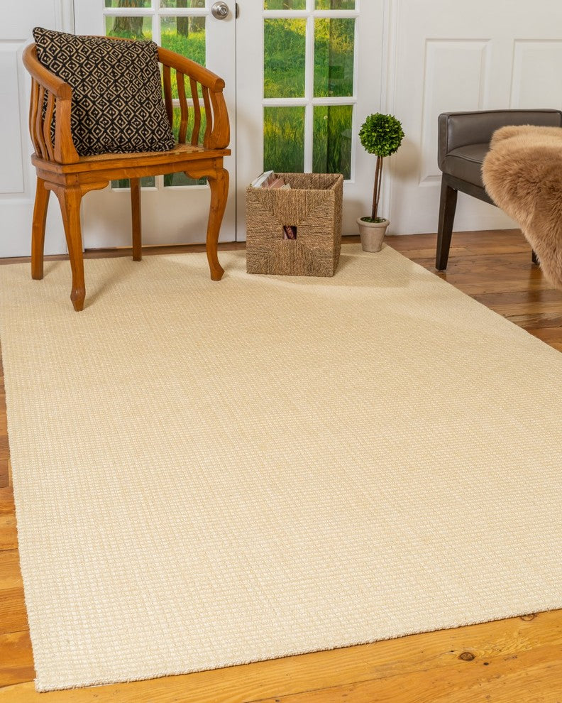 Natural Area Rugs 100% Natural Fiber Karima Beige Sisal Rug (9' x 12')