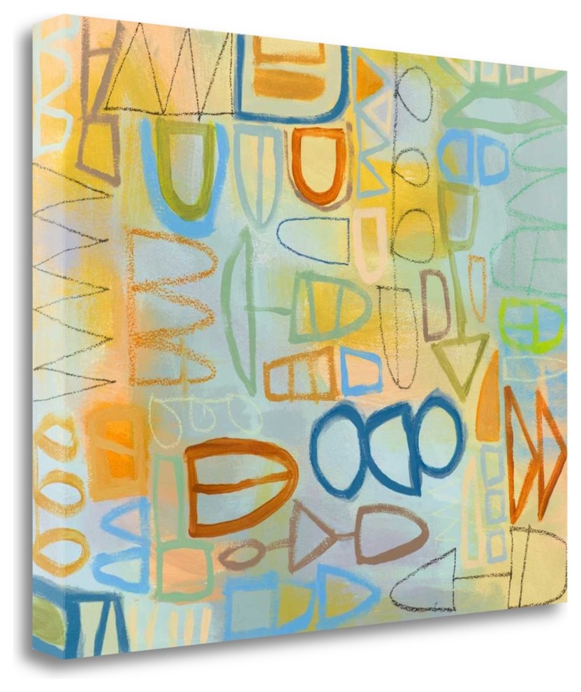 "Duet Series III" By Janet Richardson-Baughman, Giclee on Gallery Wrap Canvas