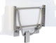 Rectangular Folding Shower Seat, White HDP, 26", Wall Mount