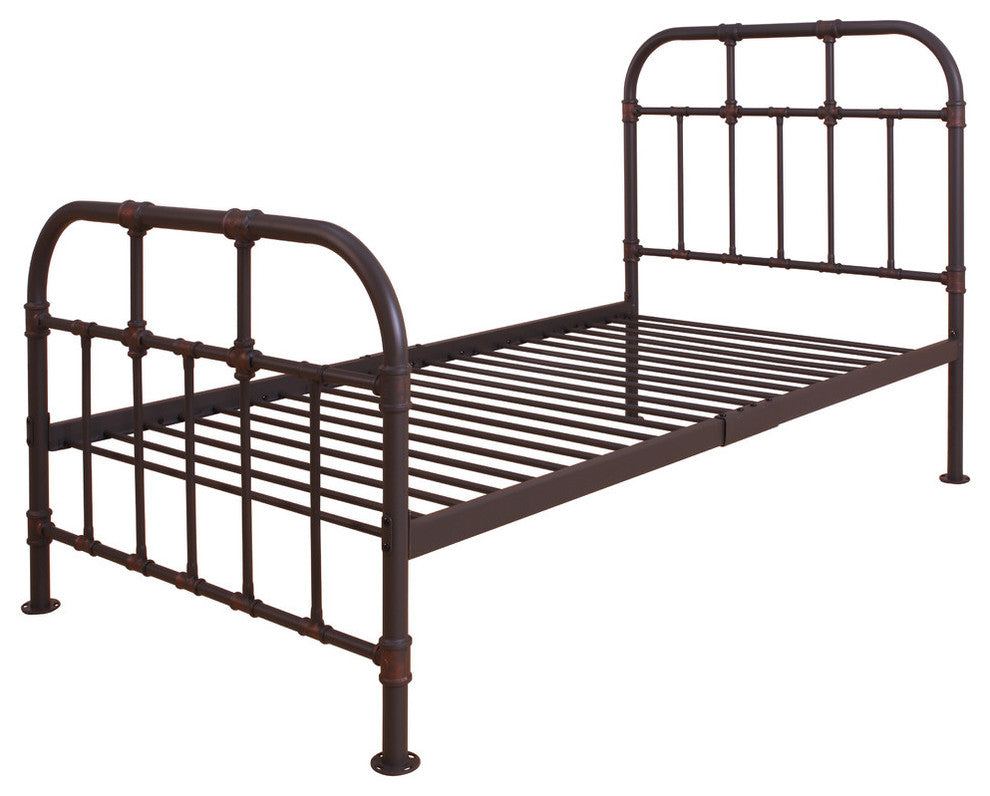 ACME Nicipolis Bed, Sandy Gray, Twin