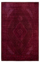 Overdyed One-of-a-Kind Hand-Knotted Area Rug Pink, 6' 1" x 9' 4"