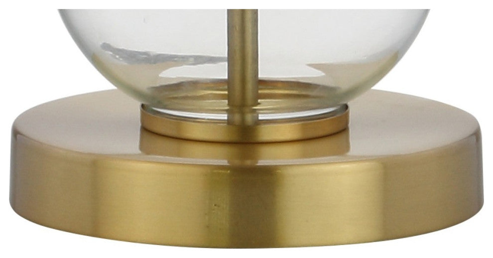 Bella 27" Glass Triple-Sphere Table Lamp, Set of 2