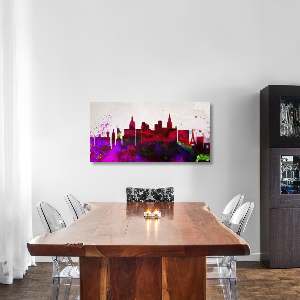 "Las Vegas City Skyline" Fine Art Print