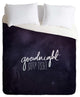 Deny Designs Leah Flores Goodnight Duvet Cover - Lightweight