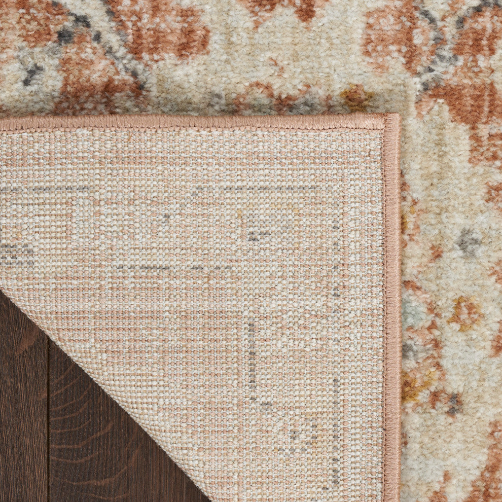 Nourison Oushak Home 9' x 12' Rust Vintage Indoor Rug