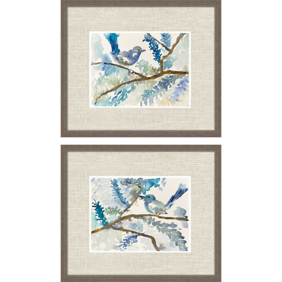 Here Birdie Birdie Framed Art, 2-Piece Set