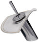 Waterfall Faucet Heavy Cast Chrome Short Ceramic 7" H |