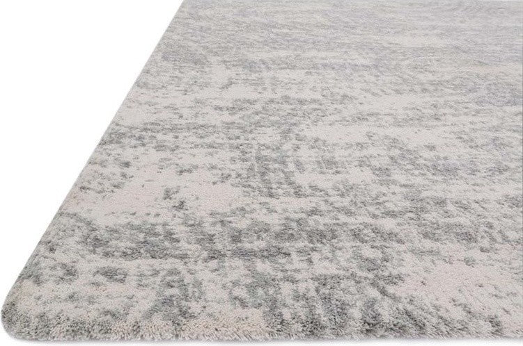 Gray Soft Microfiber Polyester Torrance Area Rug, 5'x7'6"
