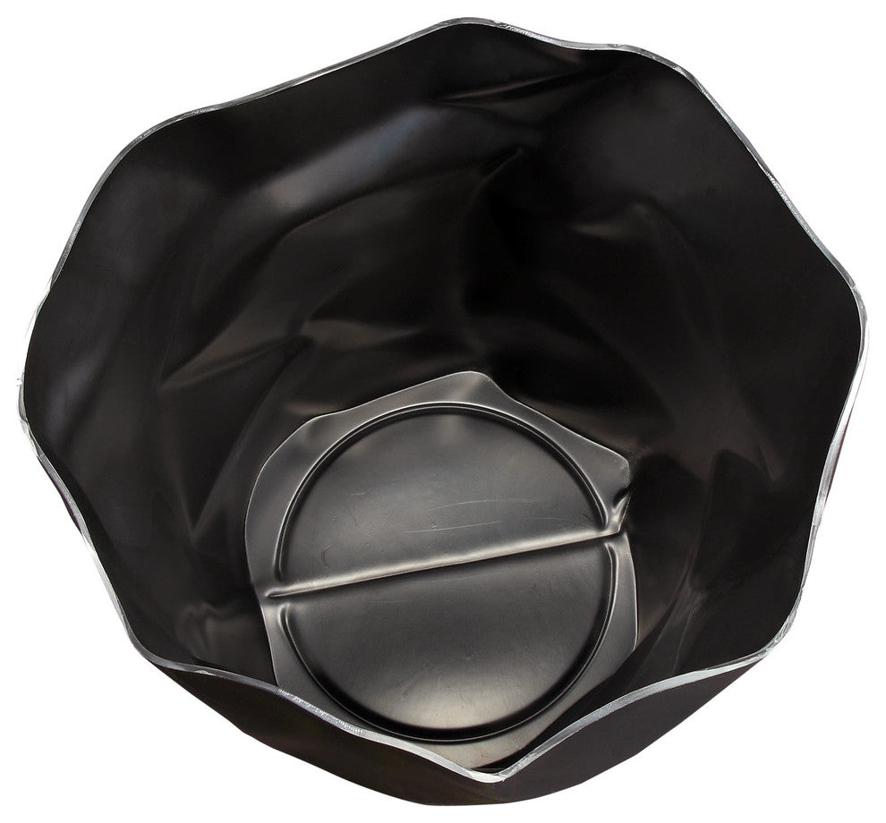 Modern Contemporary Living Room Trash Bin Black