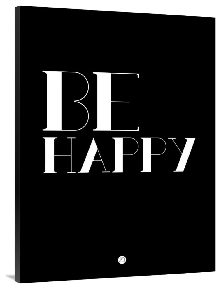 "Be Happy Poster 3" Fine Art Print