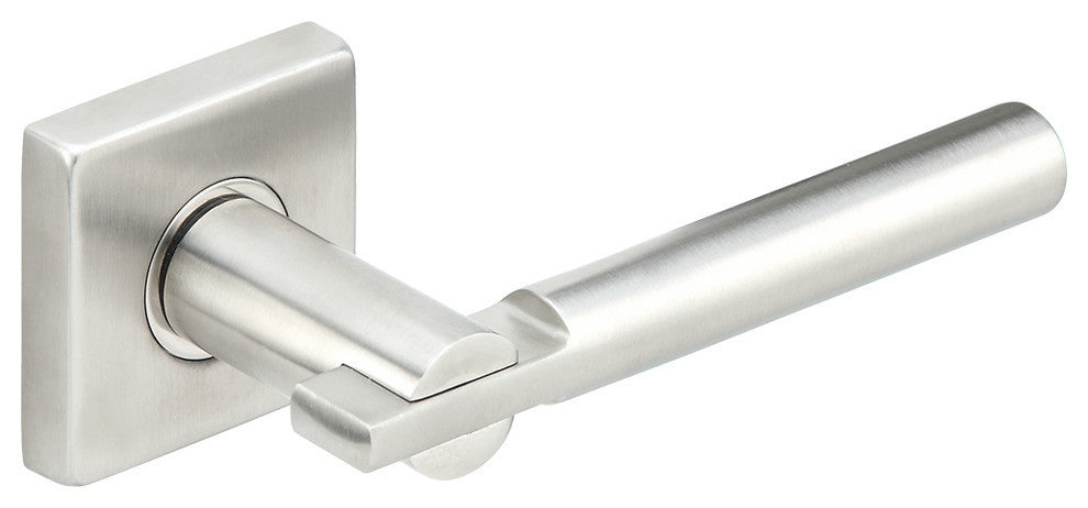 Sequoia Lever, Half Passage, Right Hand, Satin Stainless Steel, 2-3/4" Backset