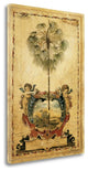 "Paradise Palm" By Liz Jardine,Ready to Hang Giclee Print on Gallery Wrap Canvas