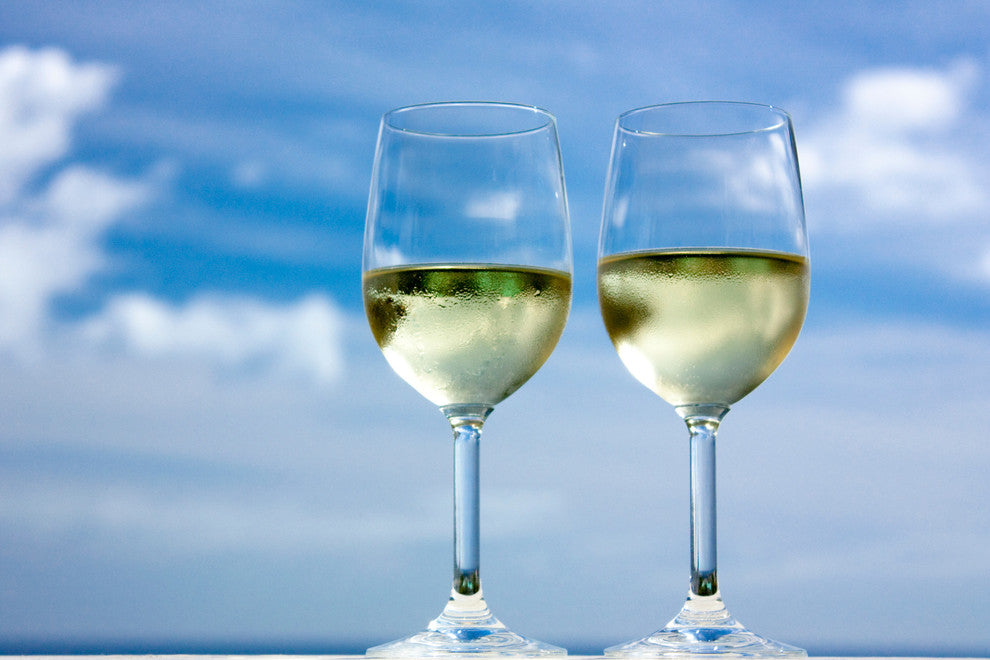Wine Glasses Sky, 18"x12"