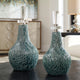 Uttermost Almera Dark Teal Bottles, 2-Piece Set