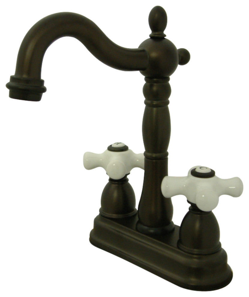 Kingston Brass 4" Centerset Bar Faucet, Oil Rubbed Bronze