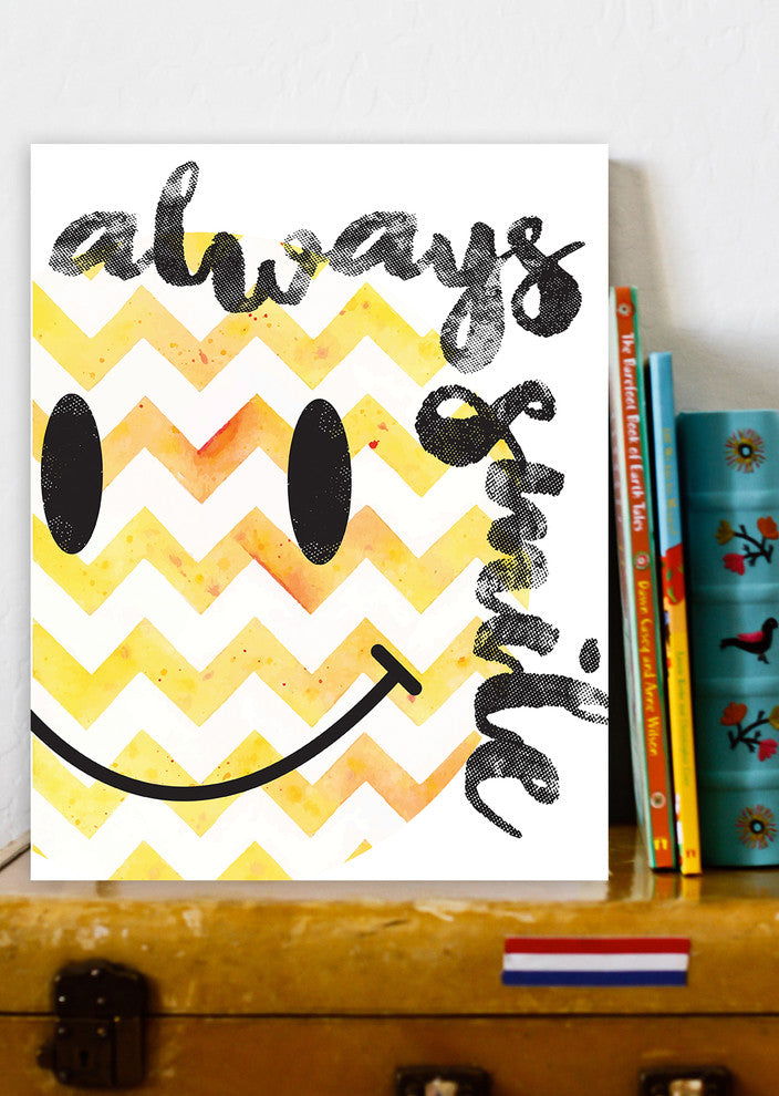 Always Smile Happy Face, 11x14