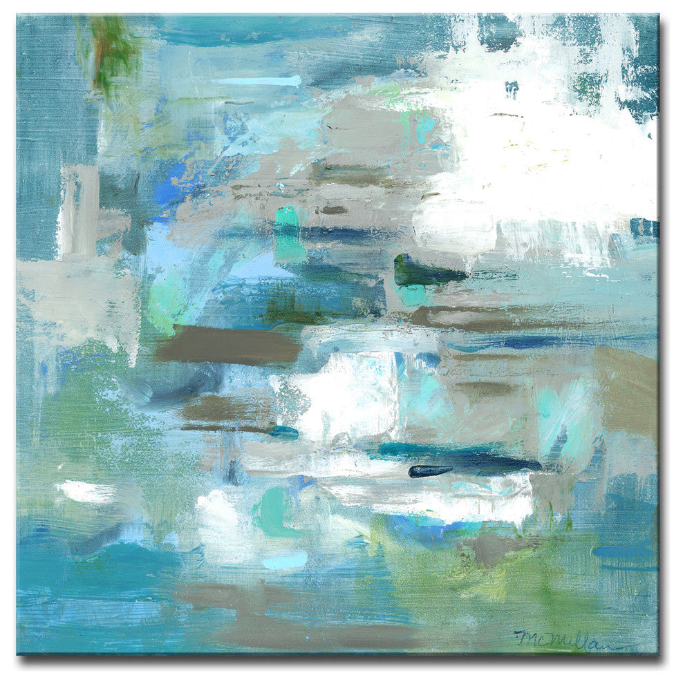 Tranquil Colors' Ready2HangArt Canvas by Leslie Owens, 40"x40"