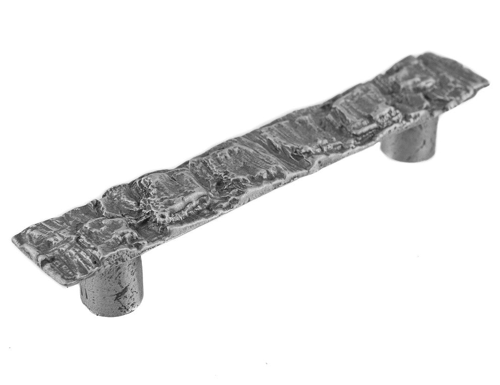 Bark 6" Pewter Cabinet Hardware Pull, Satin