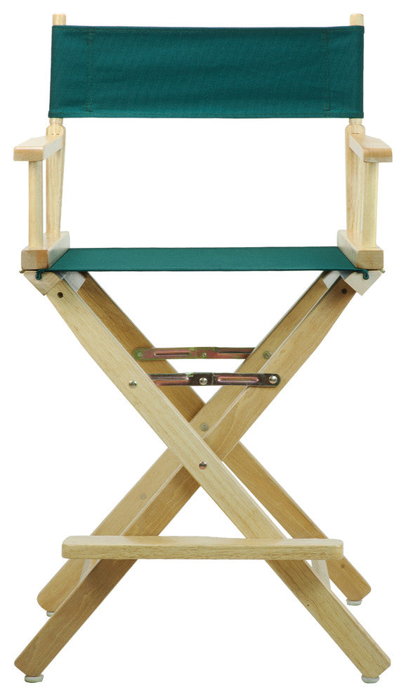 024" Director's Chair Natural Frame-Hunter Green Canvas