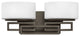 Hinkley Lanza Bath 2-Light Vanity, Buckeye Bronze