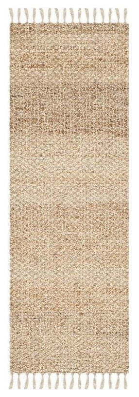 Safavieh Natural Fiber Nf733A Solid Color Rug, Natural, 2'3" X 15'0"