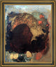 Odilon Redon Portrait of Paul Gauguin - 20" x 25" Framed Premium Canvas Print