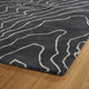Kaleen Hand-Tufted Pastiche Wool Rug, Charcoal, 5'x7'9"
